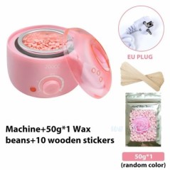 200CC Wax Heater melegítő szőrtelenítő gép kéz lábhoz Body SPA epilátor paraffin viasz edény + viaszbab + fa pálcikák