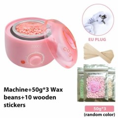 200CC Wax Heater melegítő szőrtelenítő gép kéz lábhoz Body SPA epilátor paraffin viasz edény + viaszbab + fa pálcikák