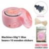 200CC Wax Heater melegítő szőrtelenítő gép kéz lábhoz Body SPA epilátor paraffin viasz edény + viaszbab + fa pálcikák