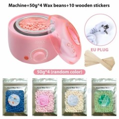 200CC Wax Heater melegítő szőrtelenítő gép kéz lábhoz Body SPA epilátor paraffin viasz edény + viaszbab + fa pálcikák