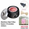 200CC Wax Heater melegítő szőrtelenítő gép kéz lábhoz Body SPA epilátor paraffin viasz edény + viaszbab + fa pálcikák