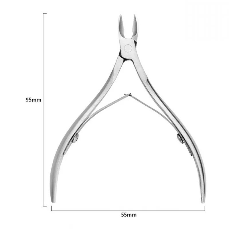 Manikűr Eszközök Köröm Olló Ezüst Rozsdamentes Acél Köröm Kutikula Fogó Elhalt Bőr eltávolítása Termék Manikűr Holt Bőr Olló