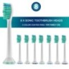 4/8/12/16 db csere fogkefefej, kompatibilis a Philips Sonicare fogkefékkel, illeszkedik a DiamondClean FlexCare HealthyWhite ter