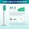 4/8/12/16 db csere fogkefefej, kompatibilis a Philips Sonicare fogkefékkel, illeszkedik a DiamondClean FlexCare HealthyWhite ter