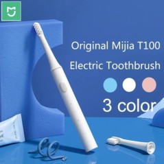 Xiaomi Mijia Sonic elektromos fogkefe vezeték nélküli T100 USB újratölthető fogkefe vízálló ultrahangos automatikus fogkefe