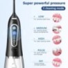 Oral Irrigator USB újratölthető vízselyem hordozható fogászati vízsugár 300 ml víztartályos vízálló fogtisztító szájápoláshoz