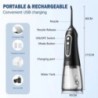 Oral Irrigator USB újratölthető vízselyem hordozható fogászati vízsugár 300 ml víztartályos vízálló fogtisztító szájápoláshoz