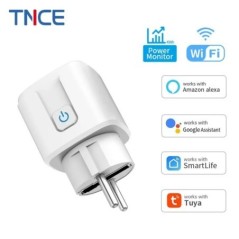 TNCE Tuya 16A/20A WiFi intelligens aljzat EU intelligens csatlakozó tápellátás felügyelettel időzítés funkció Hangvezérlés Alexa