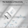 TNCE Tuya 16A/20A WiFi intelligens aljzat EU intelligens csatlakozó tápellátás felügyelettel időzítés funkció Hangvezérlés Alexa