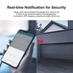 WiFi Tuya intelligens garázsajtó kapcsoló ajtónyitás Smart Life APP vezérlő távirányító bezárása Alexa Google Home számára
