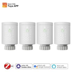 Tuya Zigbee 3.0 TRV termosztát intelligens radiátor működtető szelep hőfej programozható hőmérséklet-szabályozó Alexa Google Hom