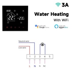 Tuya WiFi Smart Thermostat Elektrische Boden Heizung Wasser/Gas Kessel Temperatur Fernbedienung Touchscreen Google Home Alexa