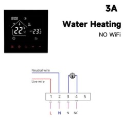 Tuya WiFi Smart Thermostat Elektrische Boden Heizung Wasser/Gas Kessel Temperatur Fernbedienung Touchscreen Google Home Alexa