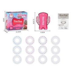 180 Gems Kit Blingers Deluxe készlet Blinger Hair Gems Decoration Deluxe készlet, Glam Collection, Glam Styling Tool for Girl