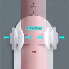 Állítható fogkefe tartó elektromos fogkefe talp szilikon csúszásmentes falra szerelhető kefe testállvány Adapt 99%