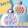 Új Eredeti Gyors Push Game Pop Up Fidget Bubble Electronic Pop Game Könnyű anti-stressz játékok felnőtt gyermekeknek ajándék dob