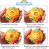 Magic Rainbow Puzzle Ball Speed Cube Ball Fun Stresszoldó Fejtörő Színegyeztető 3D puzzle Játék gyerekeknek Tini felnőtteknek