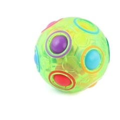 Magic Rainbow Puzzle Ball Speed Cube Ball Fun Stresszoldó Fejtörő Színegyeztető 3D puzzle Játék gyerekeknek Tini felnőtteknek