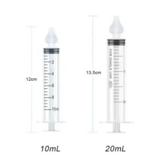 10ml/20ml Needle Babies Tube Szívó Babaápoló tisztító Nátha mosó New Born orröblítő szilikagél orrtisztító