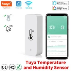 Tuya Zigbee WiFi hőmérséklet- és páratartalom-érzékelő APP távoli monitor intelligens otthonhoz vagy SmartLife WorkWith Alexa Go