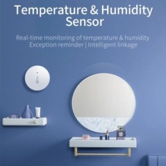 Tuya Smart Zigbee hőmérséklet és páratartalom érzékelős beltéri hőmérő monitor otthoni munkához Alexa Google Home Assistant segí