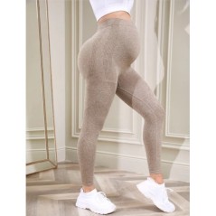 Női kismama nadrágok hason át teljes hosszúságú terhességi jóga nadrágok aktív viselet edzés leggings