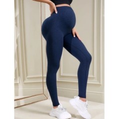 Női kismama nadrágok hason át teljes hosszúságú terhességi jóga nadrágok aktív viselet edzés leggings