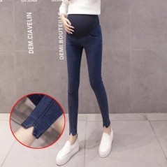 Farmer farmer kismama nadrág terhes nőknek Ruhák szoptatás terhesség leggings nadrágok Gravidas farmer kismama ruházat