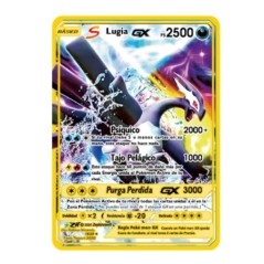 10000 Arceus Vmax DIY Arany Pokemon kártya spanyol vas fémben Pokmo Letters gyerekeknek ajándékjáték gyűjteménykártyák