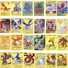 10000 Arceus Vmax DIY Arany Pokemon kártya spanyol vas fémben Pokmo Letters gyerekeknek ajándékjáték gyűjteménykártyák