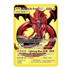 10000 Arceus Vmax DIY Arany Pokemon kártya spanyol vas fémben Pokmo Letters gyerekeknek ajándékjáték gyűjteménykártyák