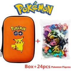 Pokémon figurák játékkészlet 24 db-os 1 zacskós 2-3 cm-es tömeges anime mini baba tétel Pikachu figura kis zseb szörny születésn