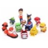 12db Paw Patrol figurák Mancsos Canina Anime rajzfilm PVC modell baba Játékok Autó Kutyák Gyerekek születésnapi karácsonyi ajánd