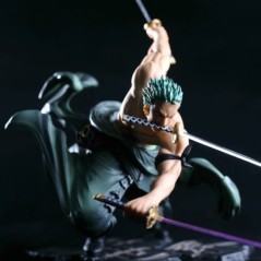 Új darab, 10 cm-es anime figura Roronoa Zoro hárompengés Sa-maximum Manga Anime szobor akciófigura kollekció Modell gyerekjáték