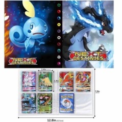 240 Pokemon kártyatartó album Pikachu Pokmon játék Vmax Gx Ex Tcg Térkép Könyvgyűjtemény Iratgyűjtő Anime mappa gyerekeknek játé