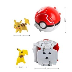 Pokemon Elf Ball Pokeball Anime Rajzfilmek Pikachu Charizard Piplup Kyogre Pocket Monster Pet Anime Akció Modell Játék Ajándékok