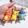 Pokémon kulcstartó Pikachu Anime akciófigura játék Kawaii rajzfilm divat Charmander Psyduck baba kulcstartó autótáska medál gyer