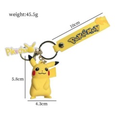 Pokémon kulcstartó Pikachu Anime akciófigura játék Kawaii rajzfilm divat Charmander Psyduck baba kulcstartó autótáska medál gyer