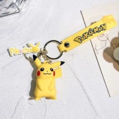 Pokémon kulcstartó Pikachu Anime akciófigura játék Kawaii rajzfilm divat Charmander Psyduck baba kulcstartó autótáska medál gyer