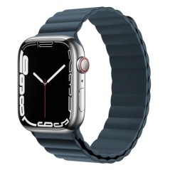 Mágneses hurkos szíj Apple óraszíjhoz 44mm 40mm 45mm 41mm 42mm 38mm Szilikon karkötő iWatch sorozat 3 4 5 6 se 7 8 9 ultra 2