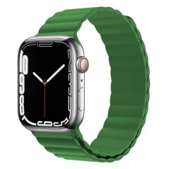 Mágneses hurkos szíj Apple óraszíjhoz 44mm 40mm 45mm 41mm 42mm 38mm Szilikon karkötő iWatch sorozat 3 4 5 6 se 7 8 9 ultra 2