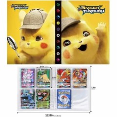 240 Pokemon kártyatartó album Pikachu Pokmon játék Vmax Gx Ex Tcg Térkép Könyvgyűjtemény Iratgyűjtő Anime mappa gyerekeknek játé