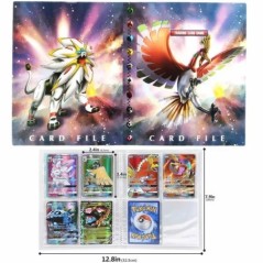 240 Pokemon kártyatartó album Pikachu Pokmon játék Vmax Gx Ex Tcg Térkép Könyvgyűjtemény Iratgyűjtő Anime mappa gyerekeknek játé