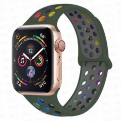 Sportszíj Apple karóra szíjhoz 45mm 49mm 44mm 40mm 41mm 42mm szilikon karkötő correa iWatch Ultra 2 Series 9 8 SE 7 6 5 4 3