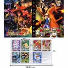 240 Pokemon kártyatartó album Pikachu Pokmon játék Vmax Gx Ex Tcg Térkép Könyvgyűjtemény Iratgyűjtő Anime mappa gyerekeknek játé