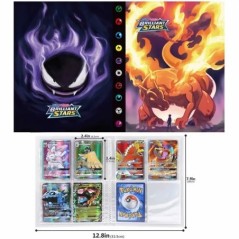 240 Pokemon kártyatartó album Pikachu Pokmon játék Vmax Gx Ex Tcg Térkép Könyvgyűjtemény Iratgyűjtő Anime mappa gyerekeknek játé