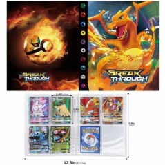 240 Pokemon kártyatartó album Pikachu Pokmon játék Vmax Gx Ex Tcg Térkép Könyvgyűjtemény Iratgyűjtő Anime mappa gyerekeknek játé