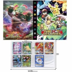 240 Pokemon kártyatartó album Pikachu Pokmon játék Vmax Gx Ex Tcg Térkép Könyvgyűjtemény Iratgyűjtő Anime mappa gyerekeknek játé