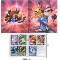 240 Pokemon kártyatartó album Pikachu Pokmon játék Vmax Gx Ex Tcg Térkép Könyvgyűjtemény Iratgyűjtő Anime mappa gyerekeknek játé