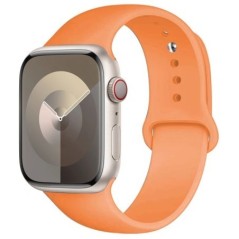 Szilikon szíj Apple Watch szíjhoz 44mm 40mm 45mm 41mm 49mm 42mm 38mm 44mm Sport karkötő iWatch Series 9 8 7 SE 6 5 4 Ultra 2